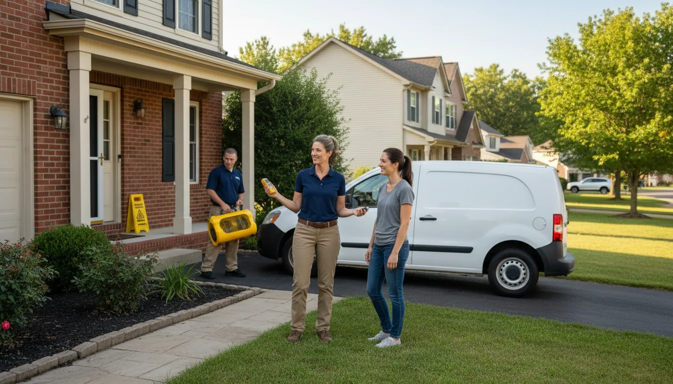 Residential water damage restoration in Elizabeth, CO